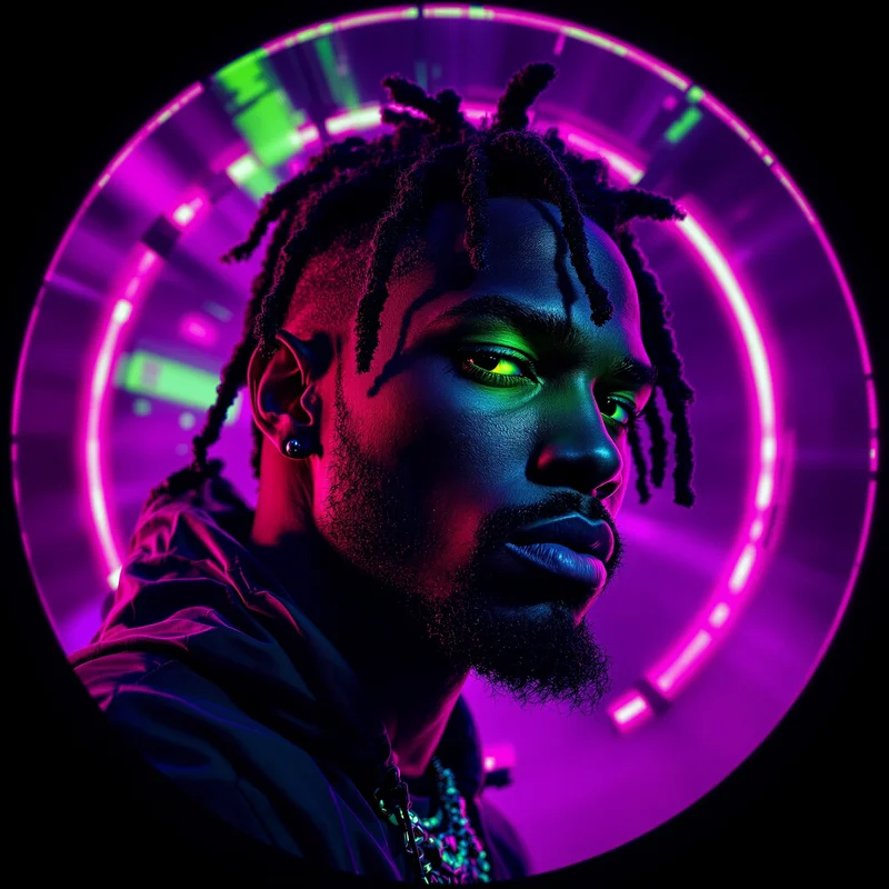 Yeat PFP avatar with glitch chaos identity and strong presence