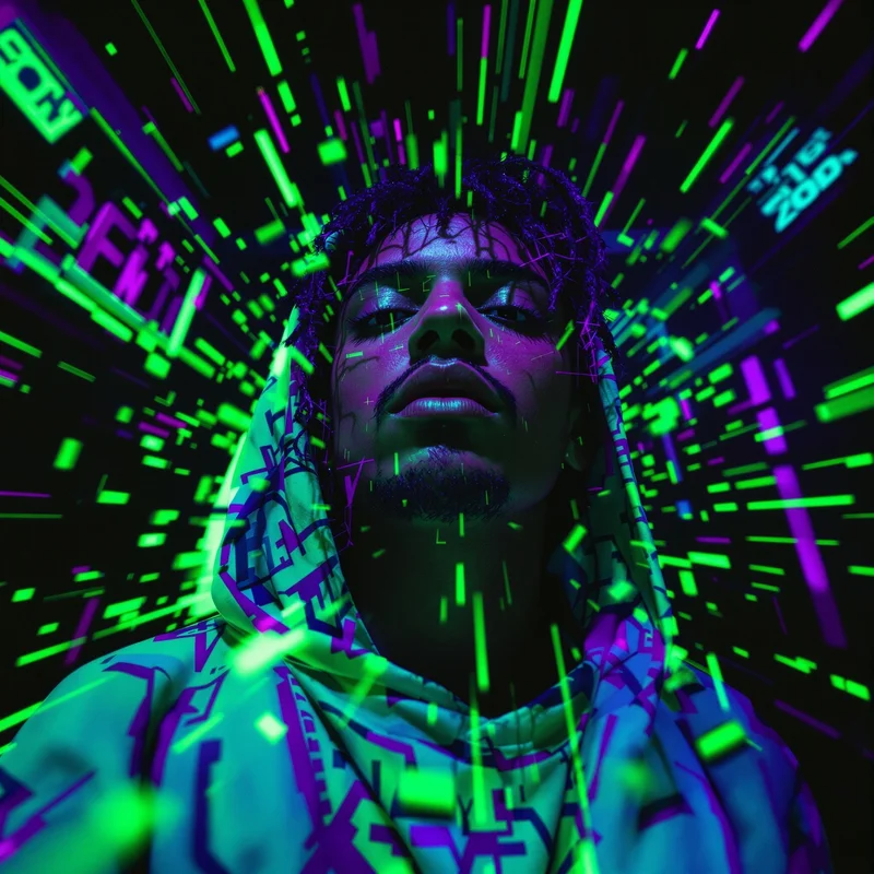 Yeat profile image optimized for glitch visibility and recognition