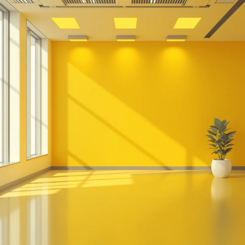 Balanced signal yellow background