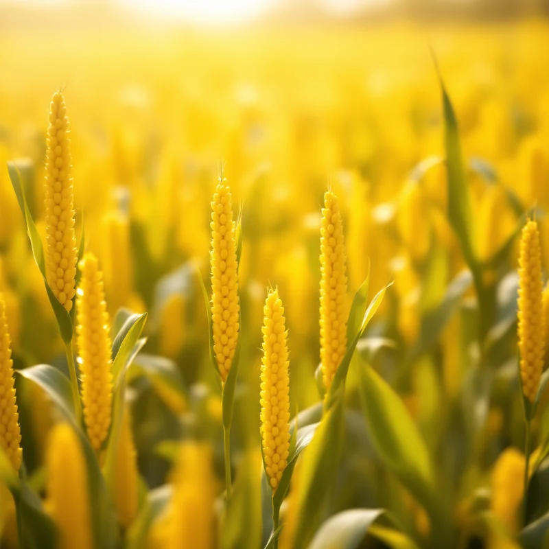 Cornfield Blur Yellow Background