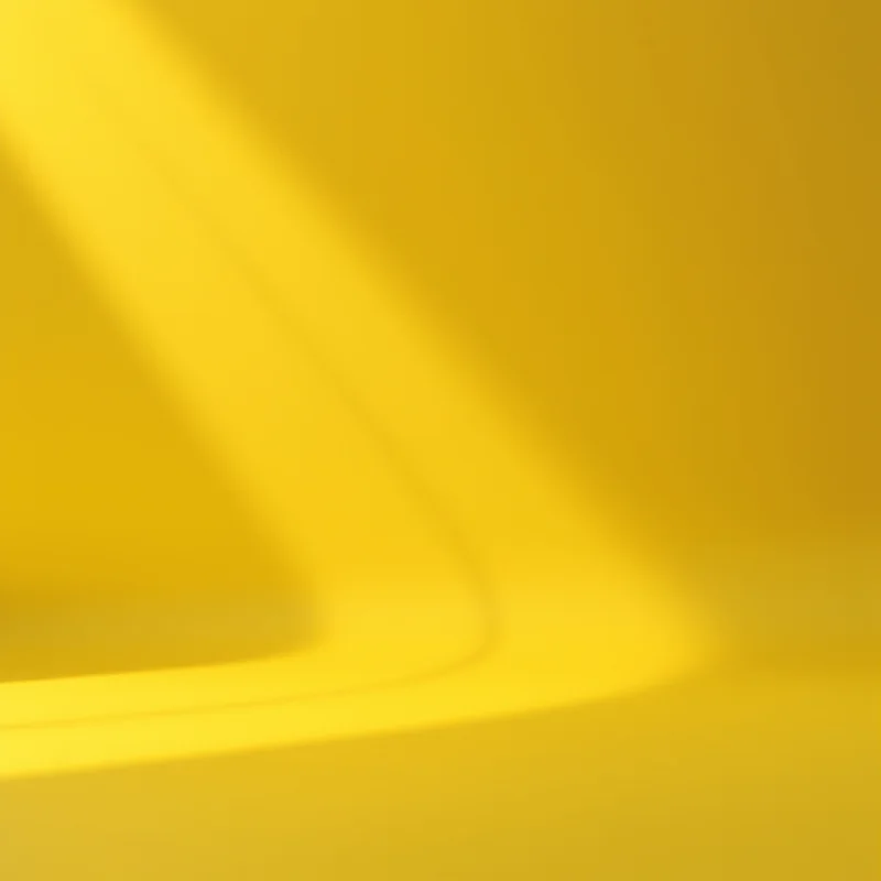 Visual crispness yellow background