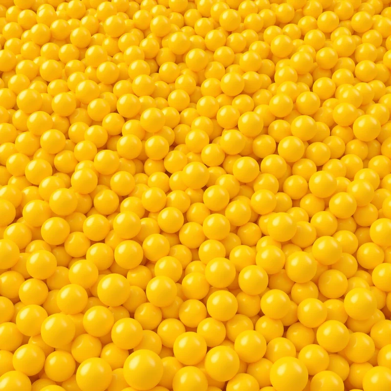 Yellow Ball Pool Background