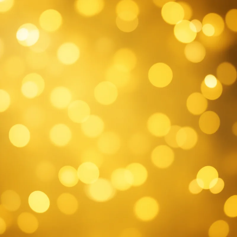 Yellow Bokeh Glow Background