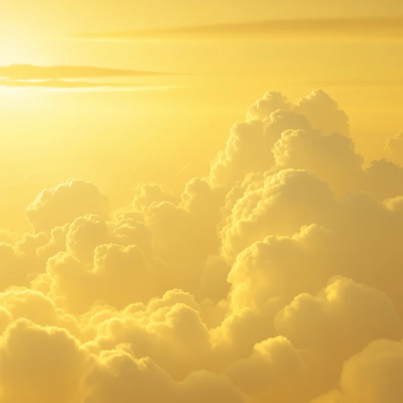 Yellow Cloudscape Background