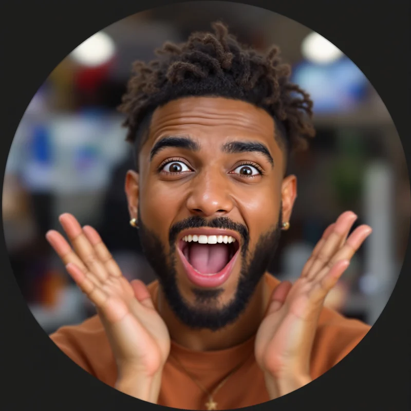 YouTube avatar portrait optimized for creator identity