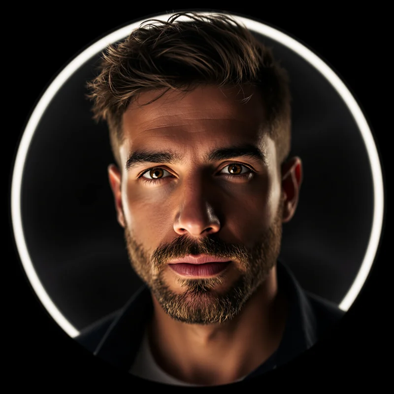 YouTube avatar portrait optimized for creator identity