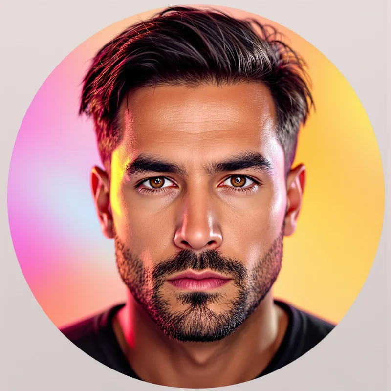 YouTube avatar profile image with clear subject and branding focus