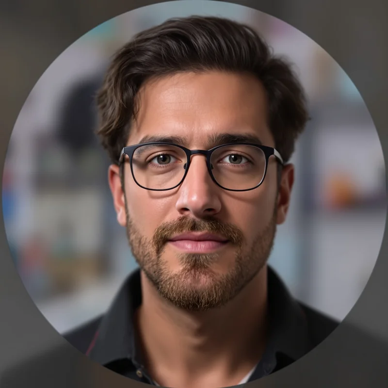 YouTube avatar profile image with clear subject and branding focus