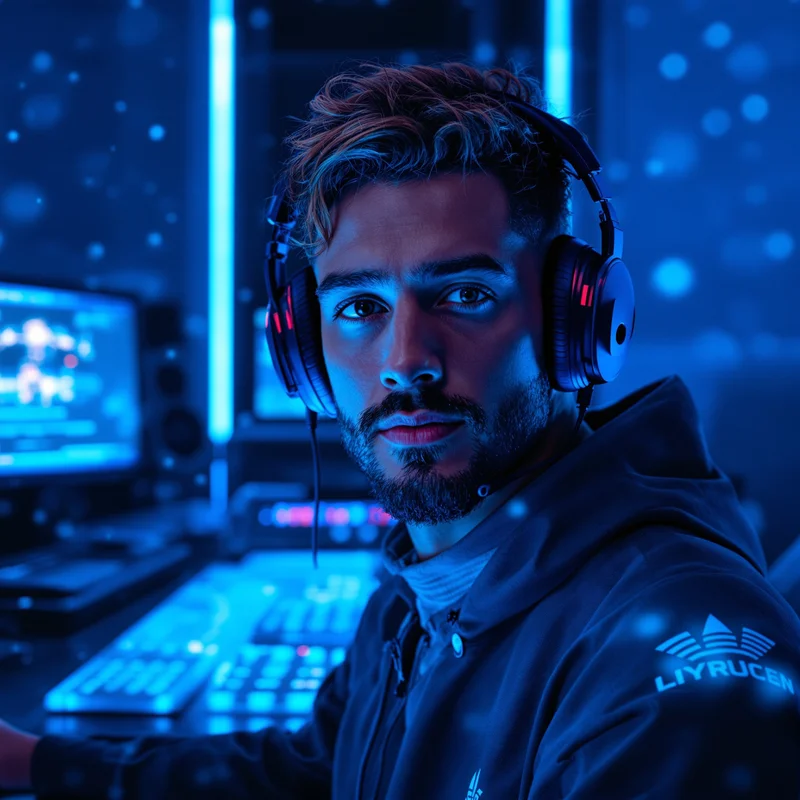 Blue YouTube PFP.