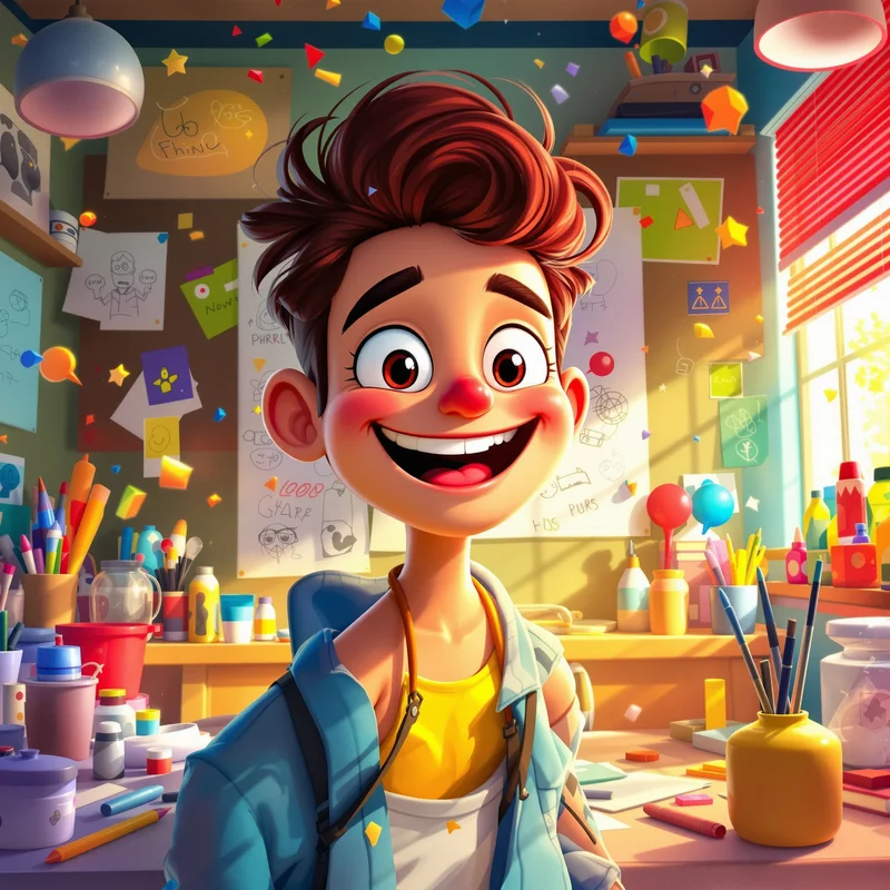 Cartoon YouTube PFP.
