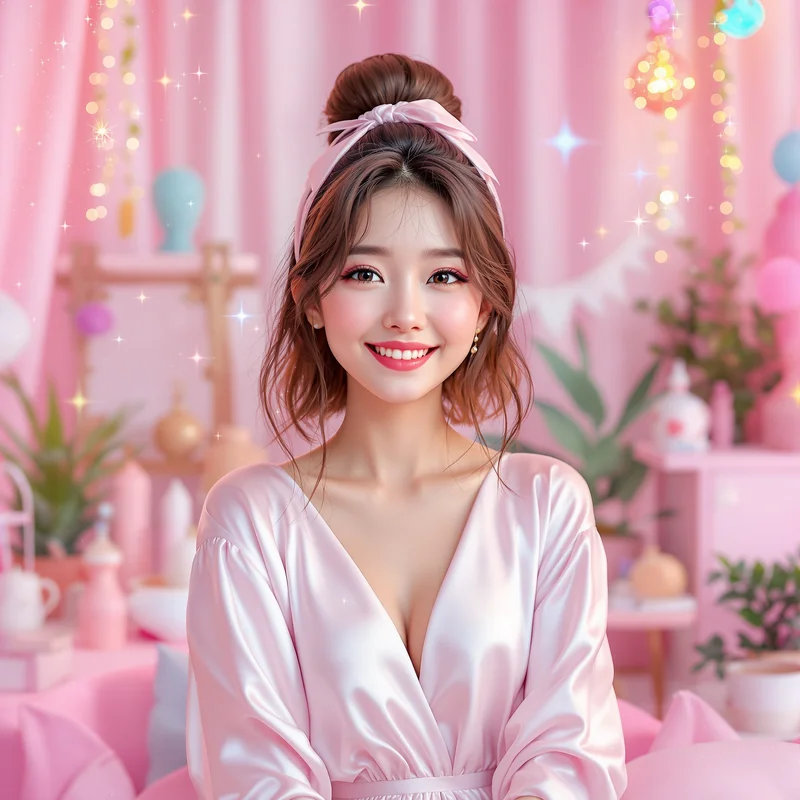Pink YouTube PFP.