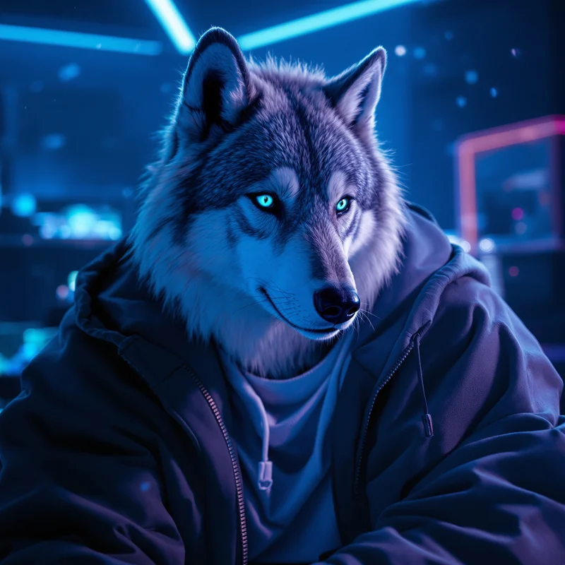 Wolf YouTube PFP.