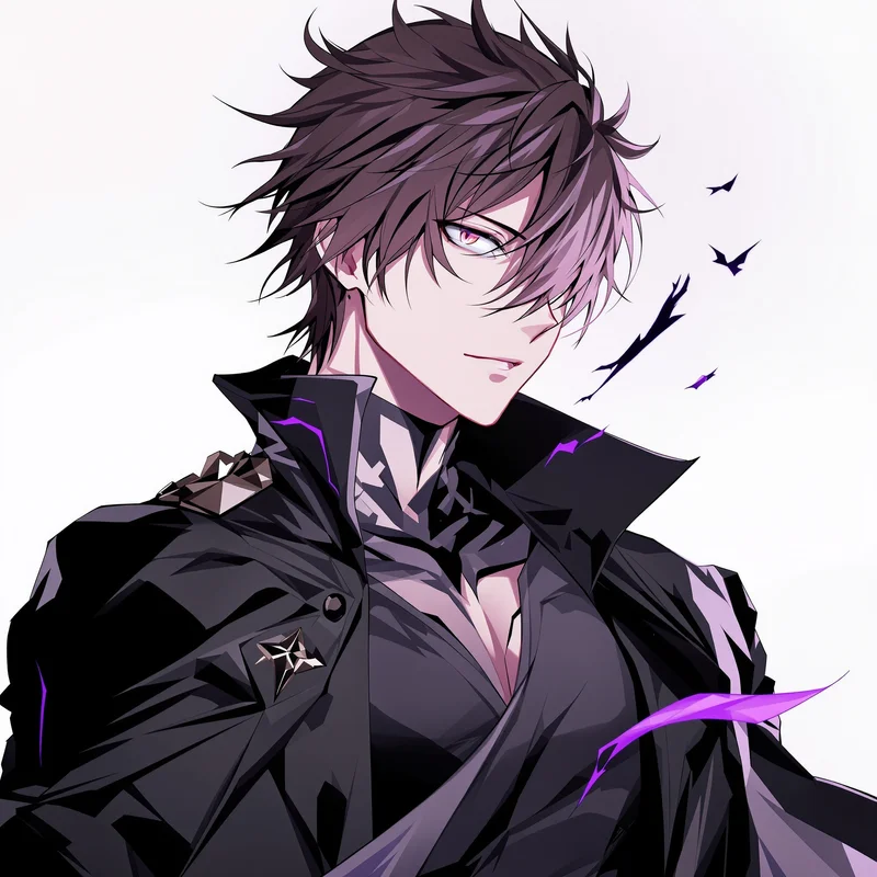 Arcane Edge Yuta PFP high contrast anime avatar portrait