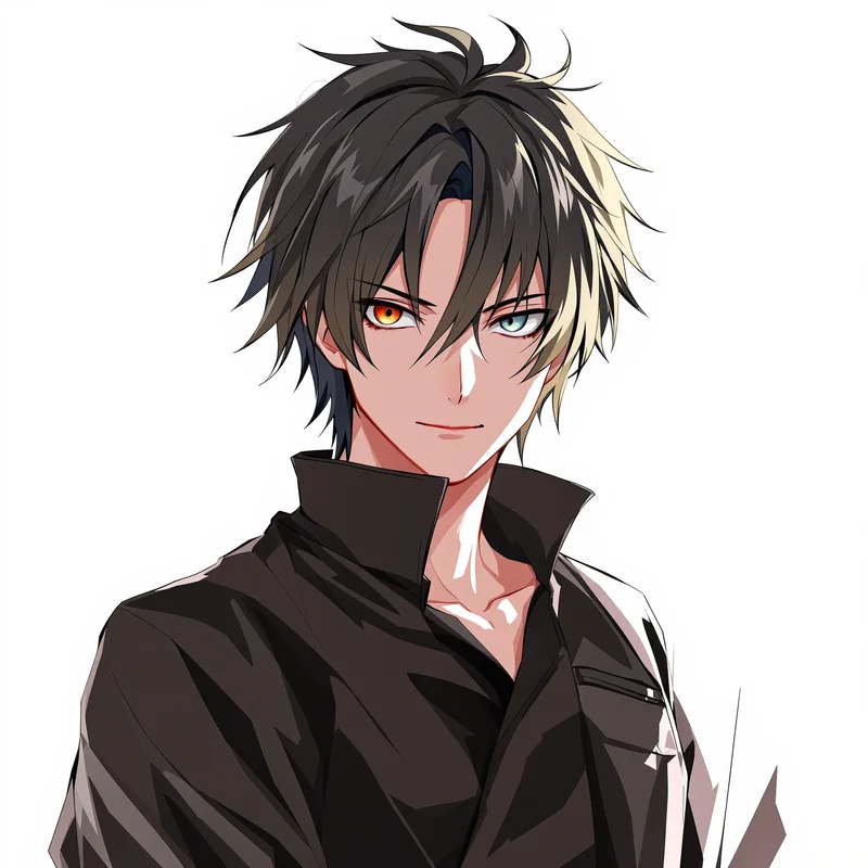 Cursed Guardian Yuta PFP high contrast anime avatar portrait