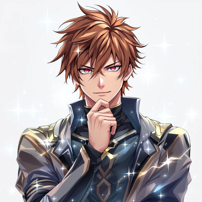 Focused Sorcerer Yuta PFP clean background anime avatar