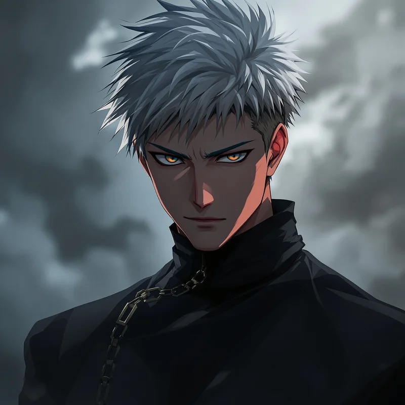 hidden power yuta pfp with cinematic anime tension