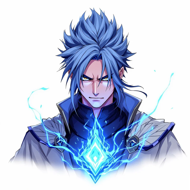 Ivory Focus Yuta PFP high contrast anime avatar portrait