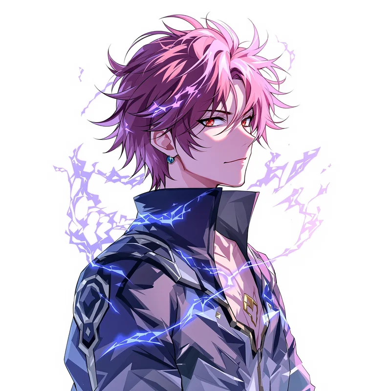 Phantom Edge Yuta PFP high contrast anime avatar portrait