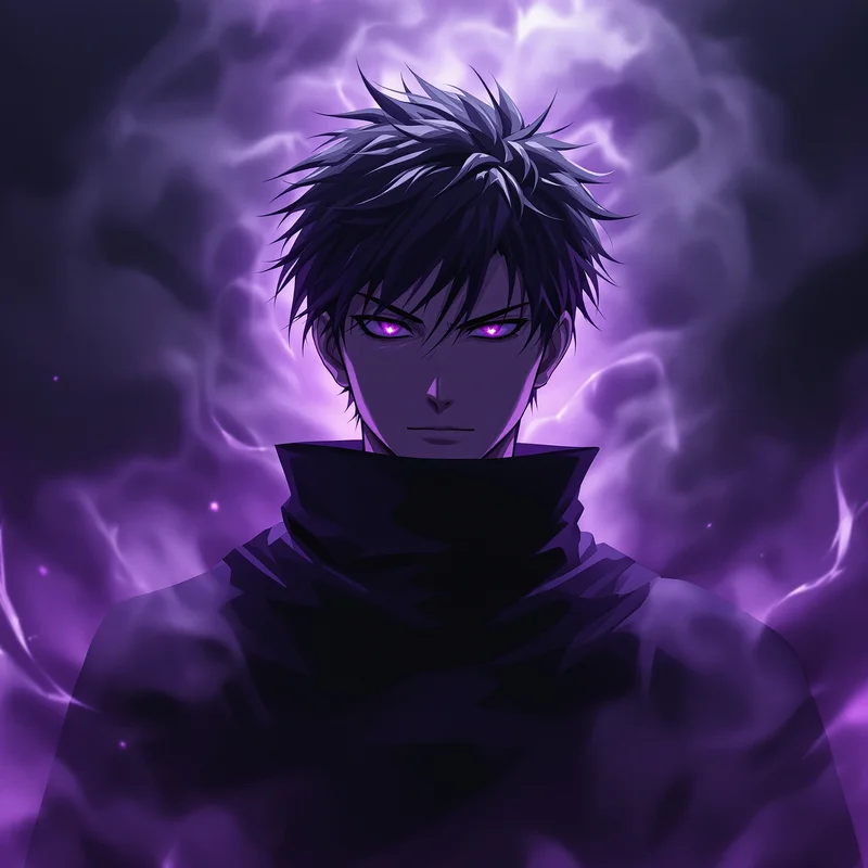 rika aura yuta pfp with cursed emotional aura