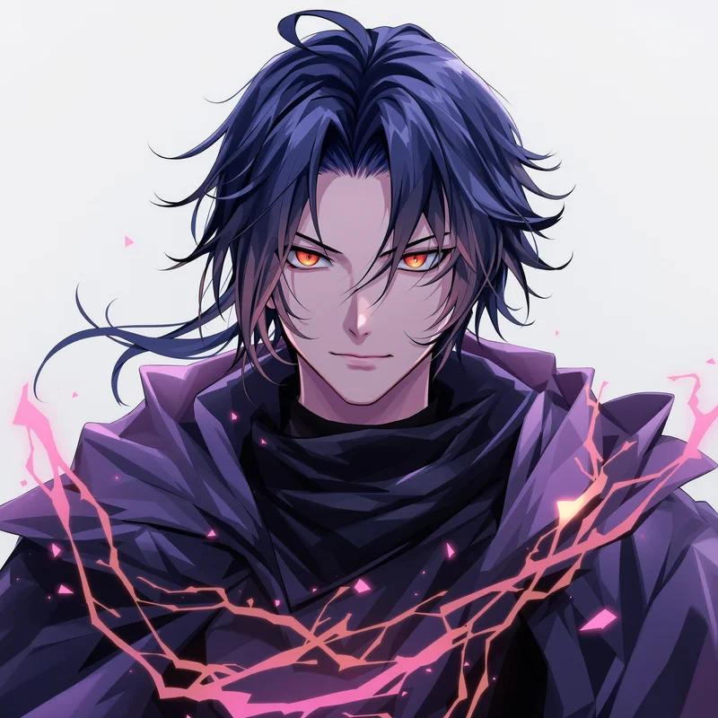 Shadow Focus Yuta PFP high contrast anime avatar portrait