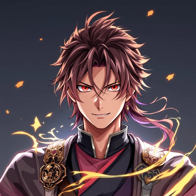 Shadow Sorcerer Yuta PFP centered anime avatar portrait