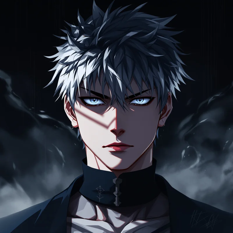 silent power yuta pfp with restrained anime energy