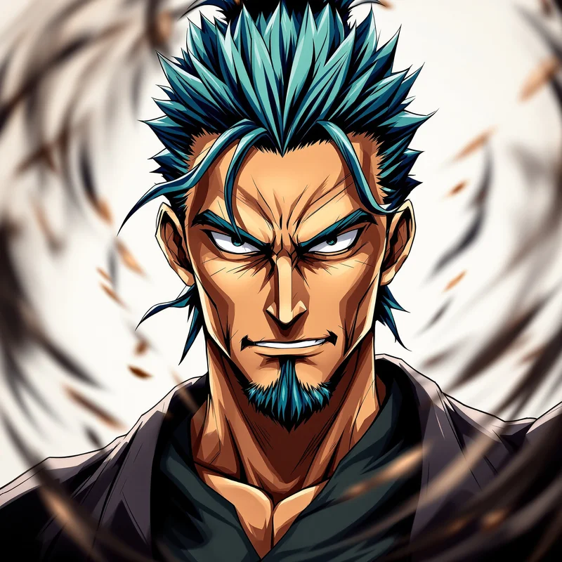 Silent Duelist Zoro PFP anime avatar portrait of Roronoa Zoro designed for profile picture clarity