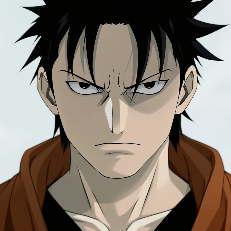 Zoro calm anime PFP avatar with clean composition and cool tone
