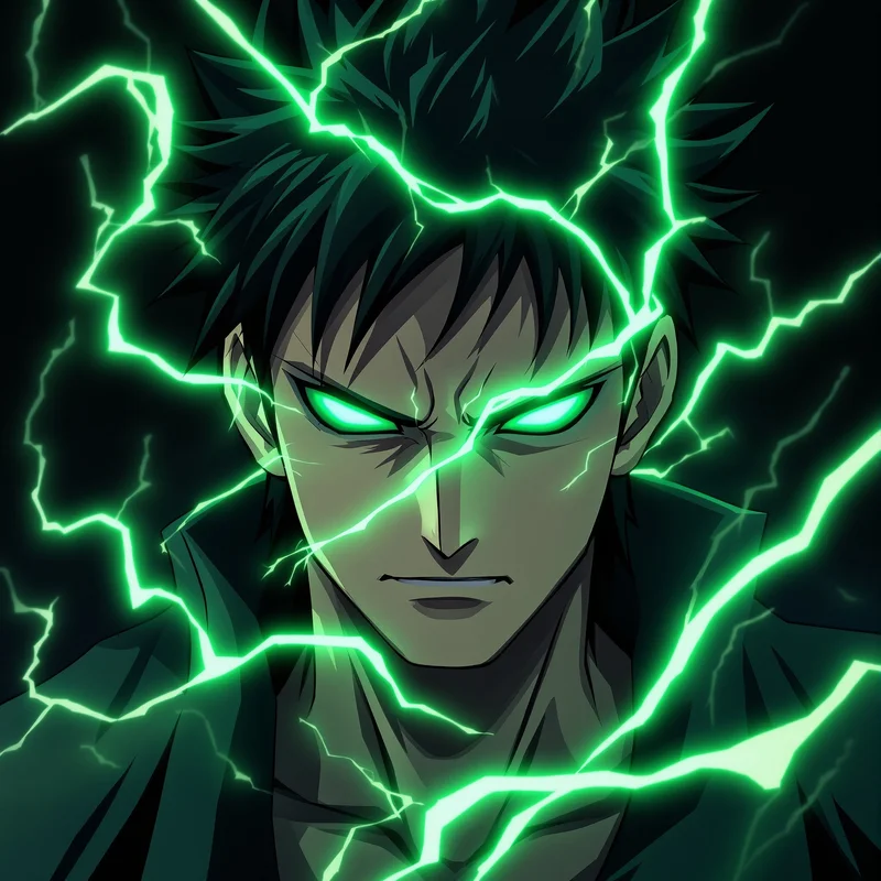 Zoro PFP avatar with silent storm aura and centered face